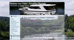 Desktop Screenshot of bateau-sur-l-eau.takatrouver.net