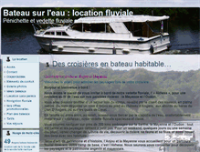 Tablet Screenshot of bateau-sur-l-eau.takatrouver.net